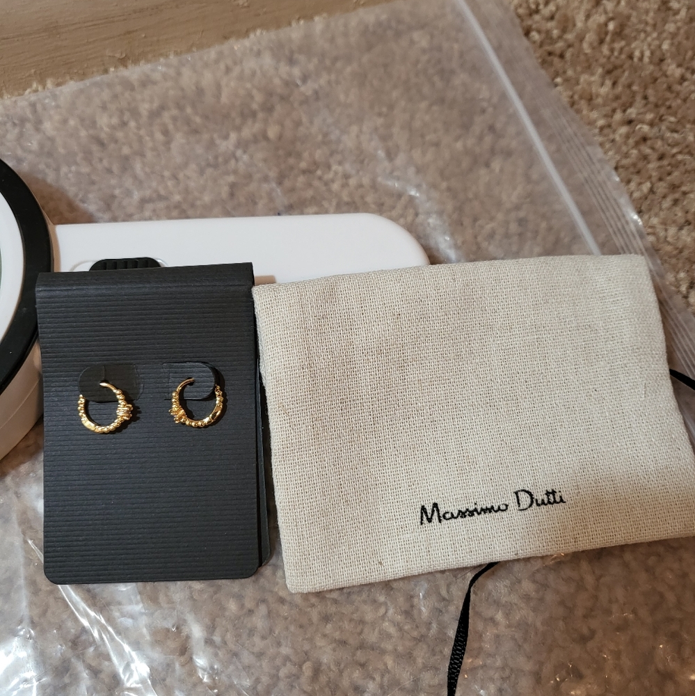 Massimo Dutti Earrings Brand New with bag